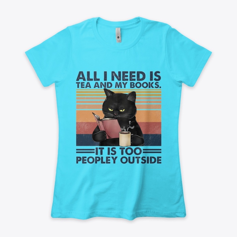 Women's Boyfriend Tee Cat All I Need