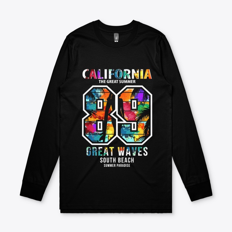 California Watercolor Typography