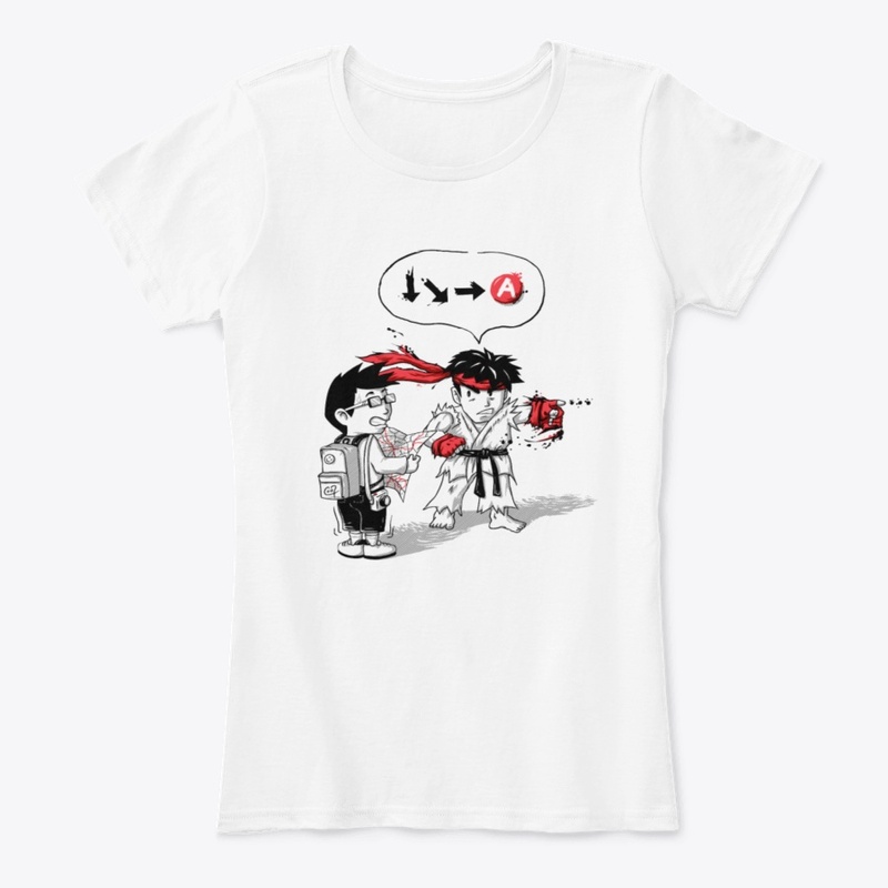 Funny Video Games T-Shirt Fighter 