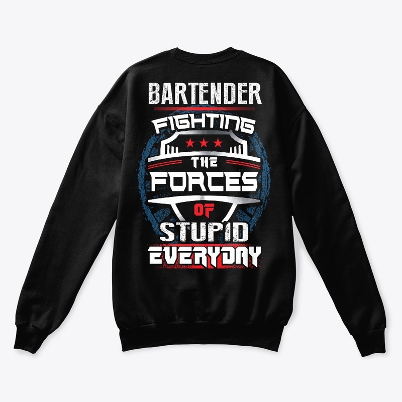 Bartender Fighting Forces Hoodie