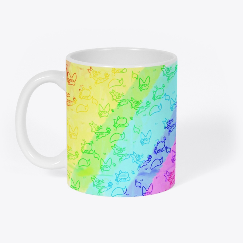 Derpy Foxes Rainbow