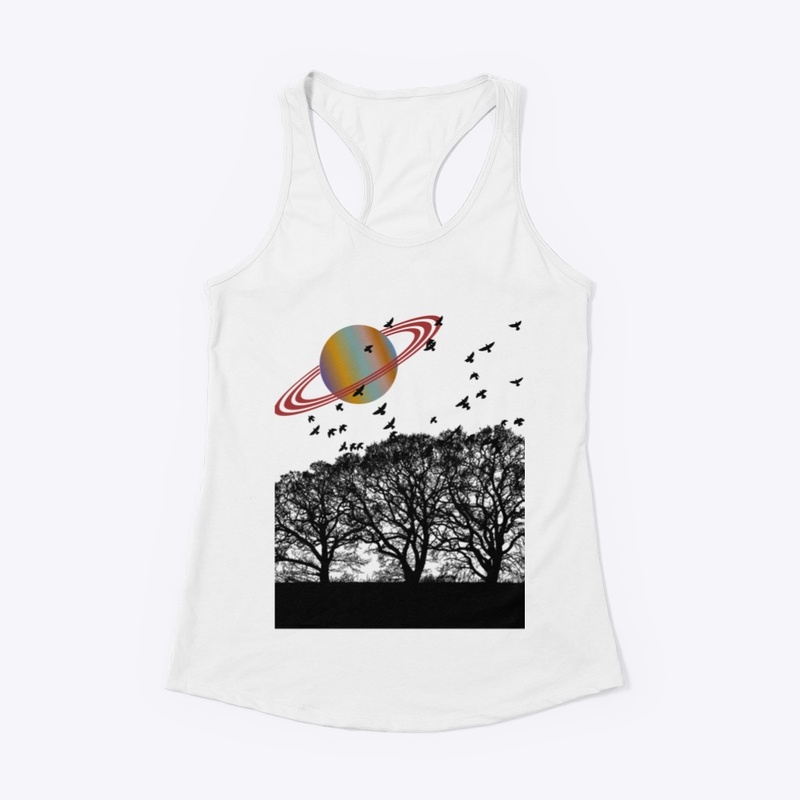 Saturn in the Night Sky