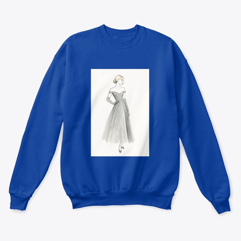 Gray Elegance – Couture Illustration