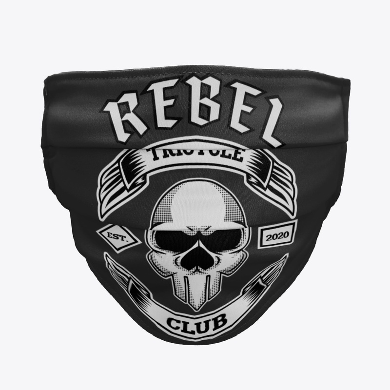 Rebel Tricycle Club Skull Logo