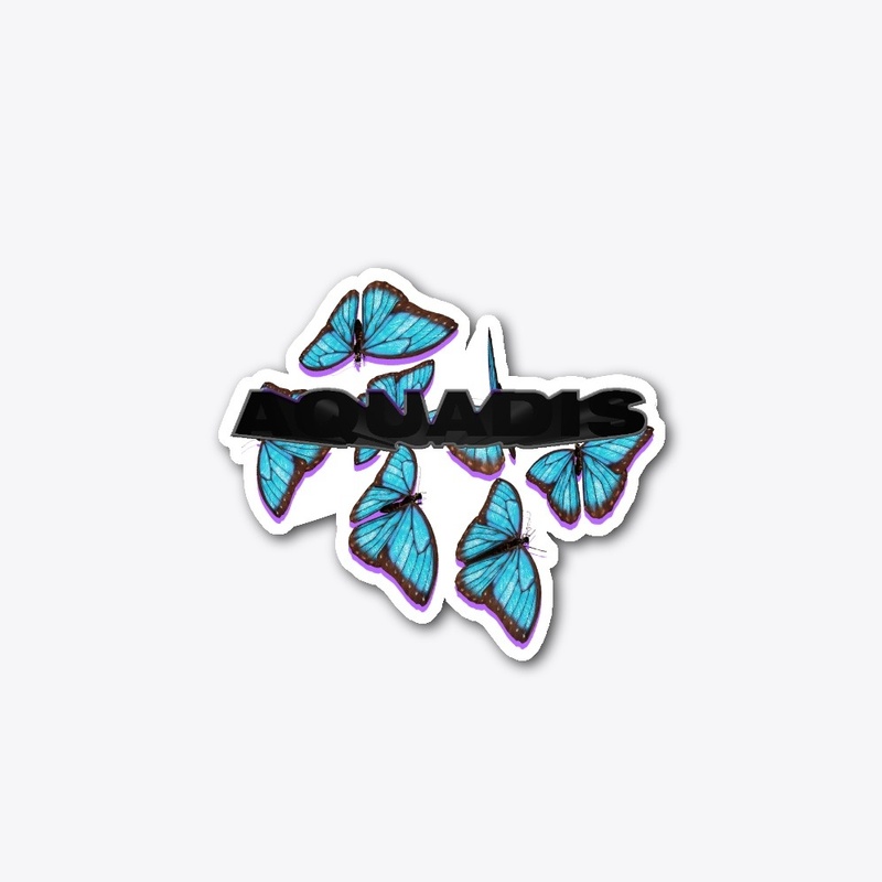 Aquadis 3D Corner Logo Butterflies