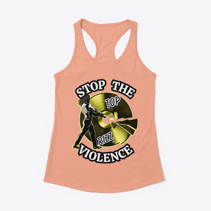 TOP RIZZ LOGO - STOP THE VIOLENCE