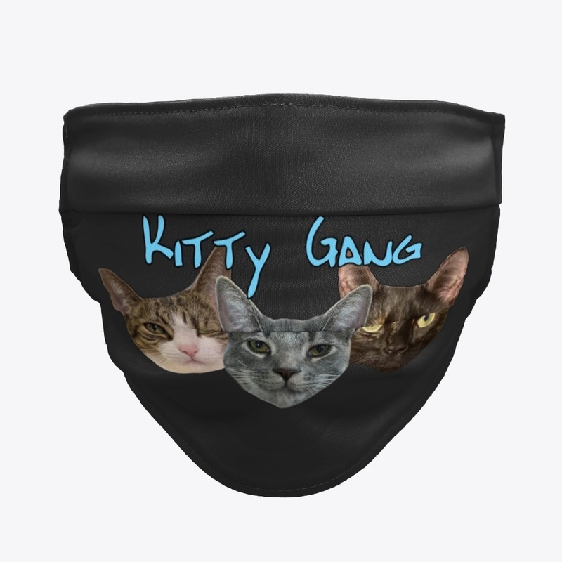 Kitty Gang Collection Blue Text