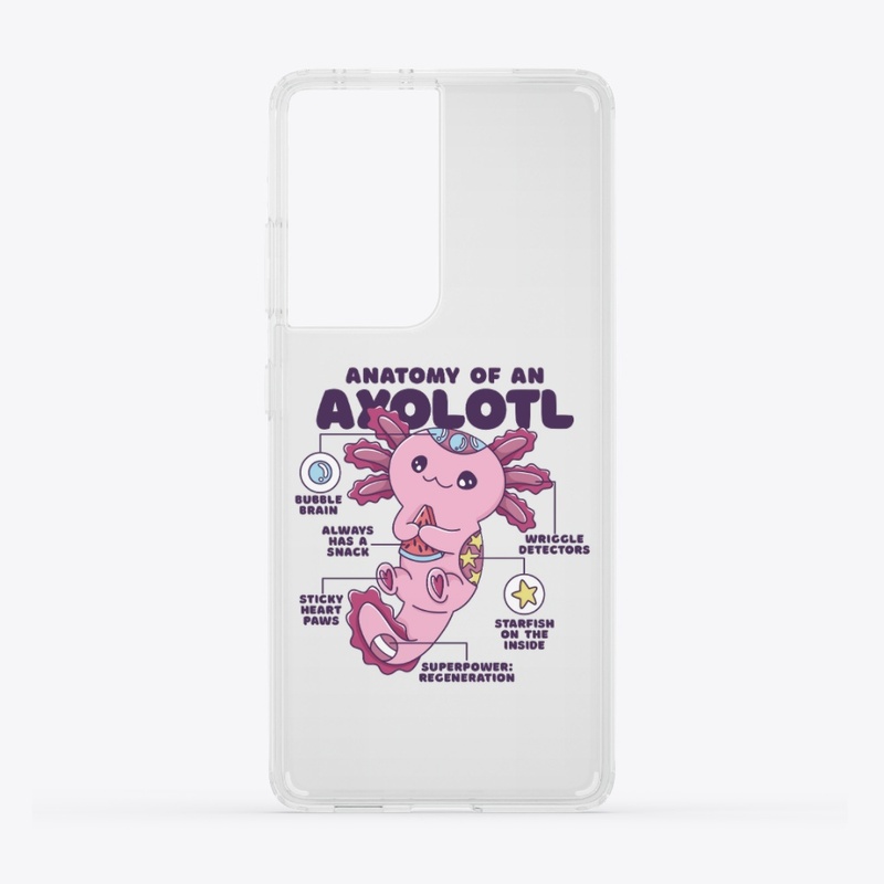 Cute axolotl design