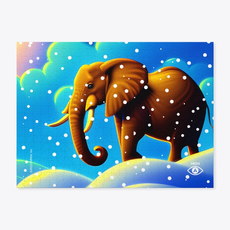 Official Logo of AI™ Winter Elephant