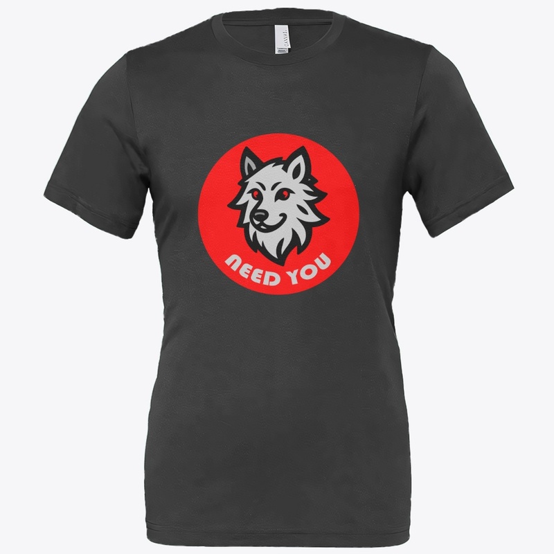 Need You Wolf Badge