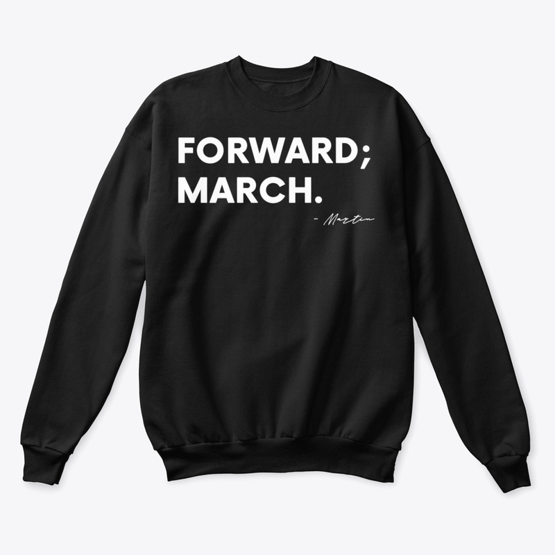 Forward; March. Dr Martin Luther King Bl