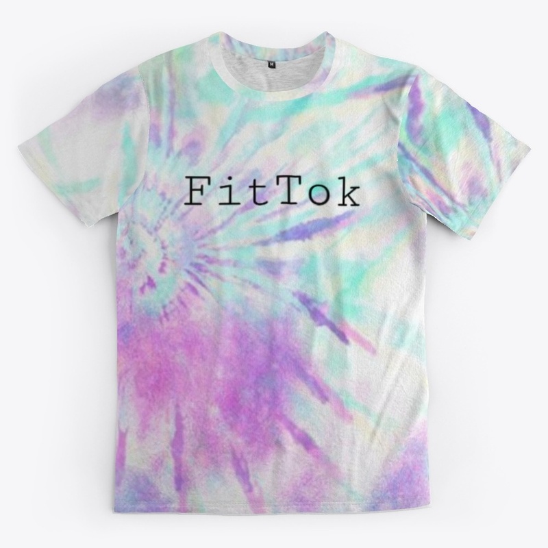 FitTok Purple Tie Dye Shirt