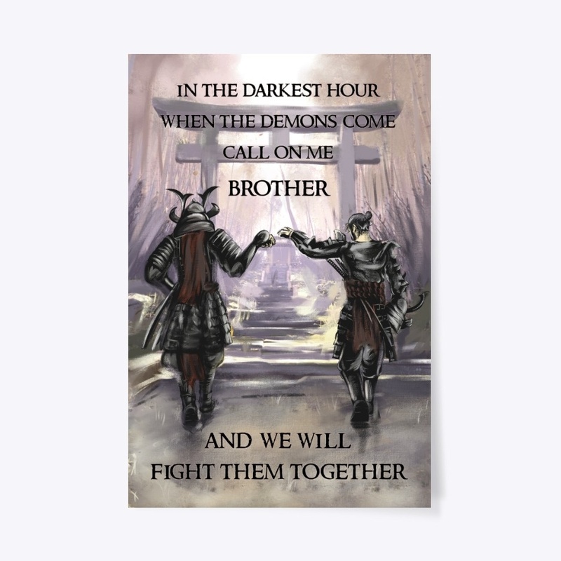 Samurai poster call on me brother