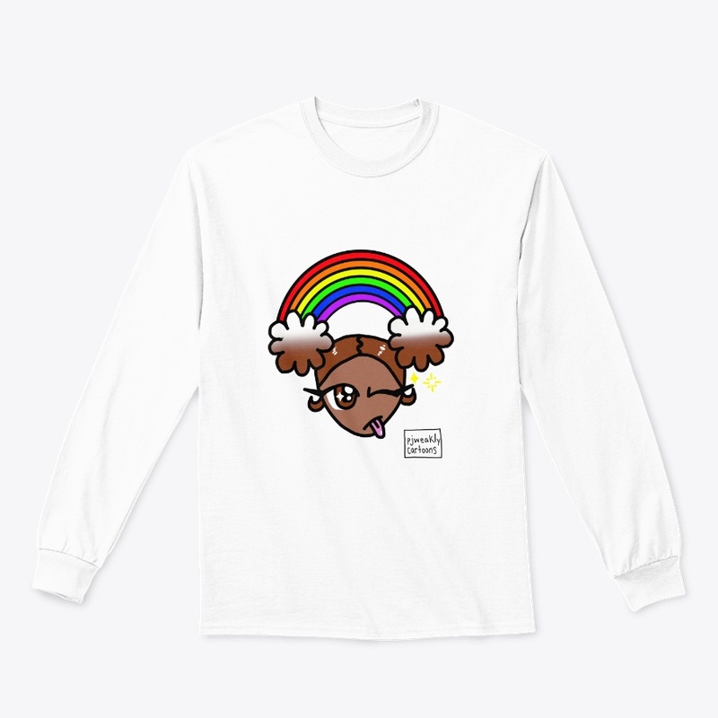 PJs CUTE ONES : Rainbow Black Girl Puffs