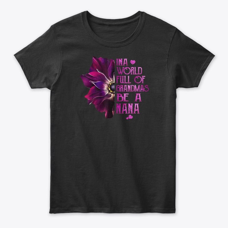 Grandmas Nana Anemone T-Shirt Gifts