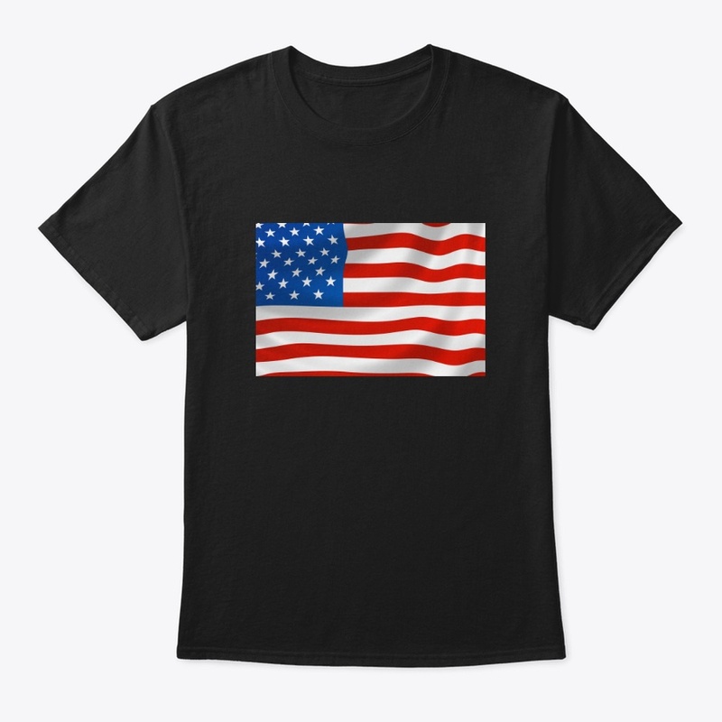Beautiful American Flag Tee Tshirt
