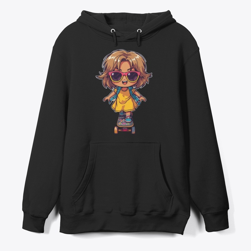  Skater Vibes: Cool Girl on the Roll