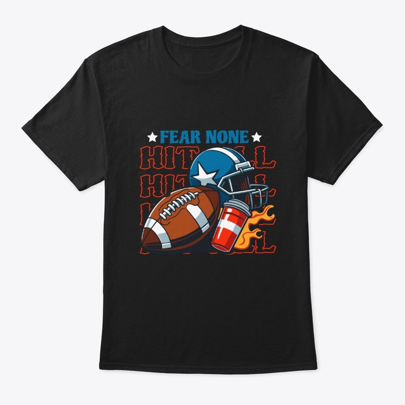 Football Helmet Fire Burst