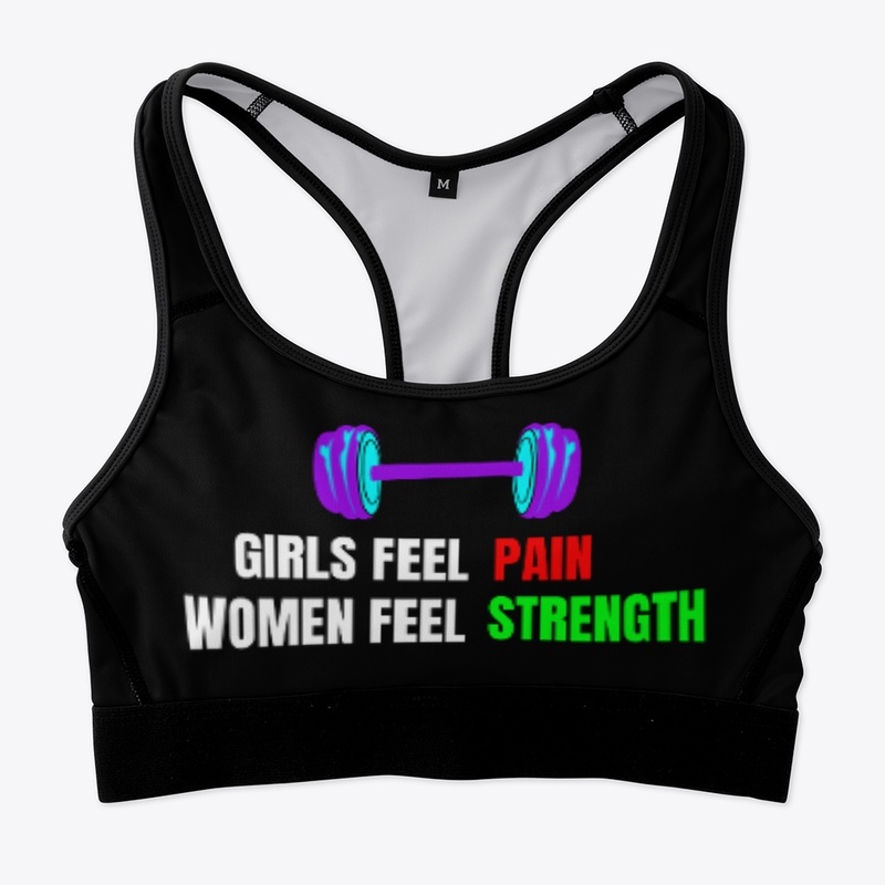 Women Gym Motivational Bra