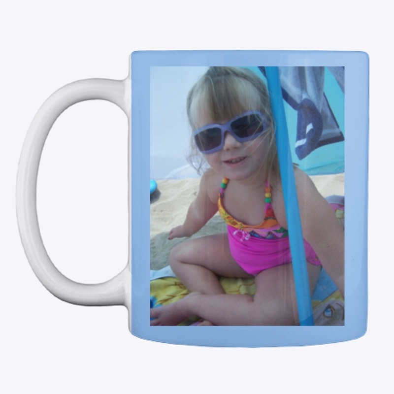 little girl at the beach