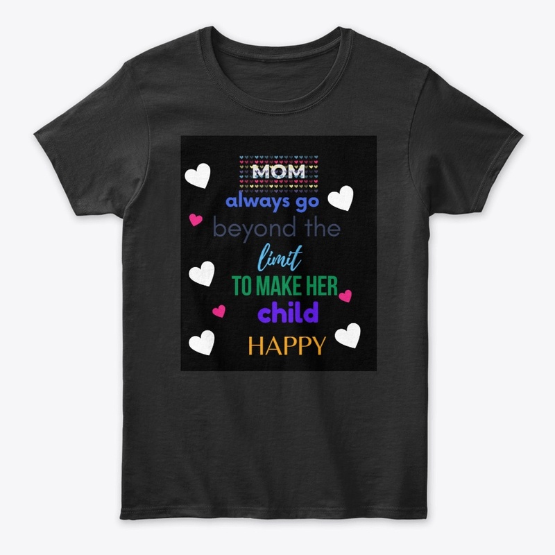 Mother's Love Tee Black - MOM