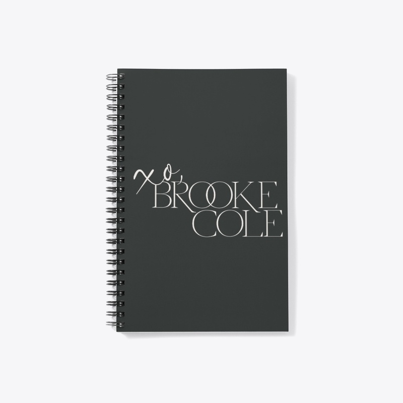 xo, Brooke Cole Notebook
