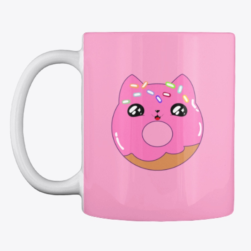 Donut Cat  - Cute donut cat design