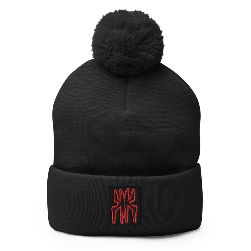 Krimson Karrie PomPom Beanie Hat 