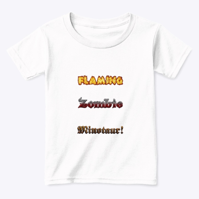 Flaming Zombie Minotaur!