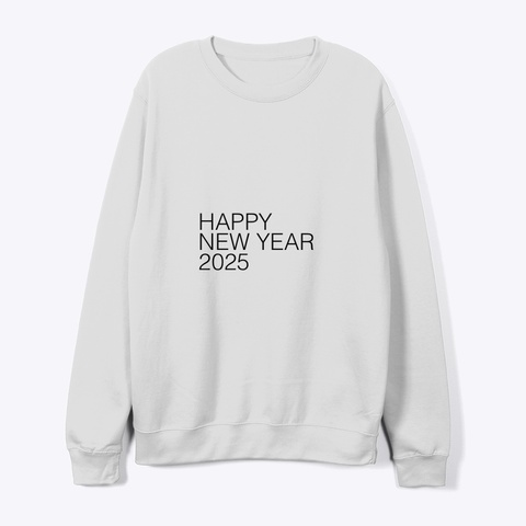 Happy New Year 2025 Ash Camiseta Front