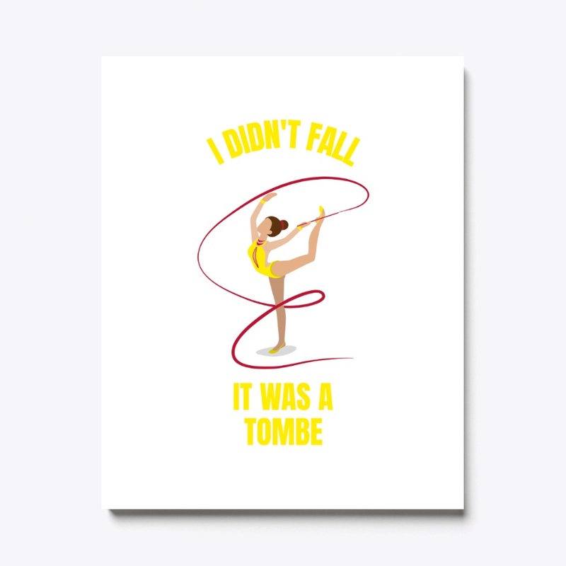 I didn't fall it was a tombe funny balle