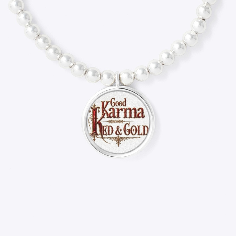 Good Karma wears Red and Gold