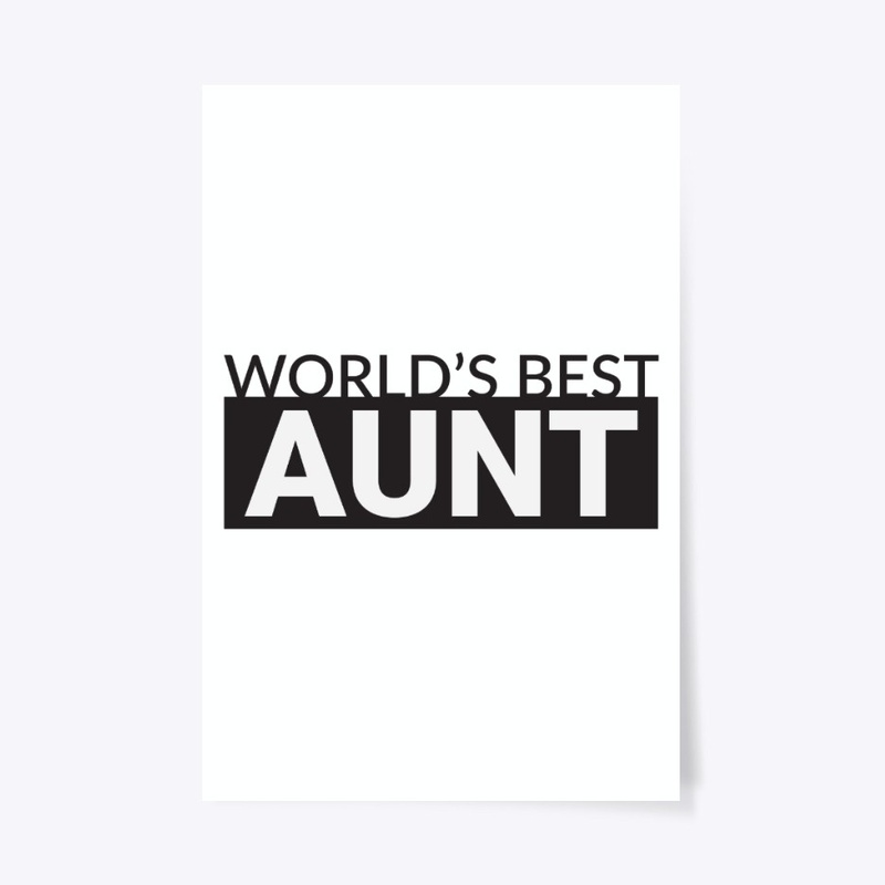 World's Best Aunt home decor and gifts