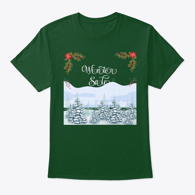 Elegant Winter Sale Snowy Forest 