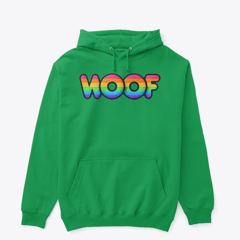 Woof Irish Green T-Shirt Front