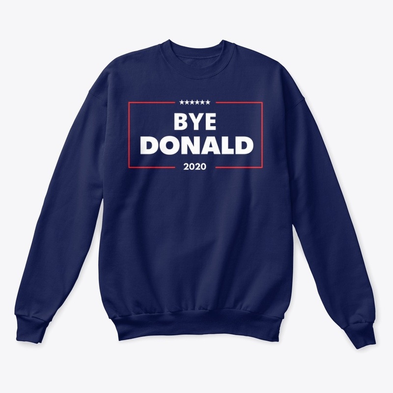 'BYE DONALD' WINTER BLUE/BLACK