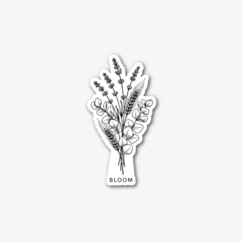 Botanical Bloom Fine Line Tee