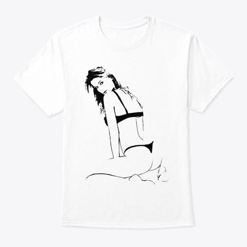 Free White T-Shirt Front