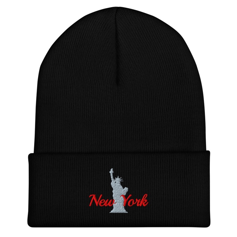 NYC Statue of Liberty Cuffed Beanie 