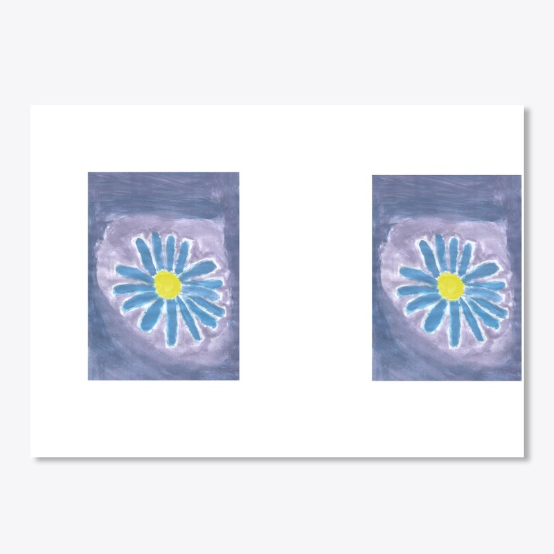 Dreamy Blue Flower