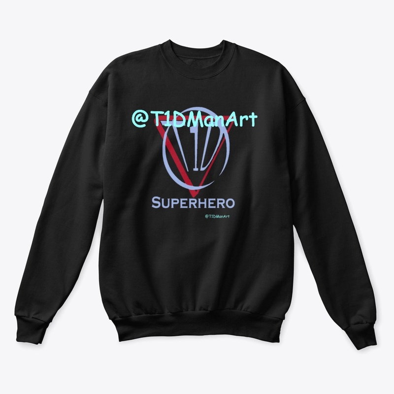 T1D Man Logo Dark Mode!