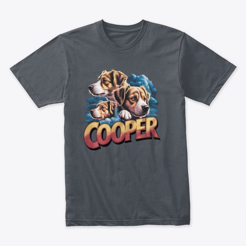 Cooper Beagle Trio Cinematic Dog Tee