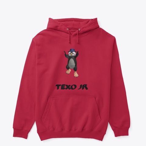 Texo Jr Kids Tee Red T-Shirt Front