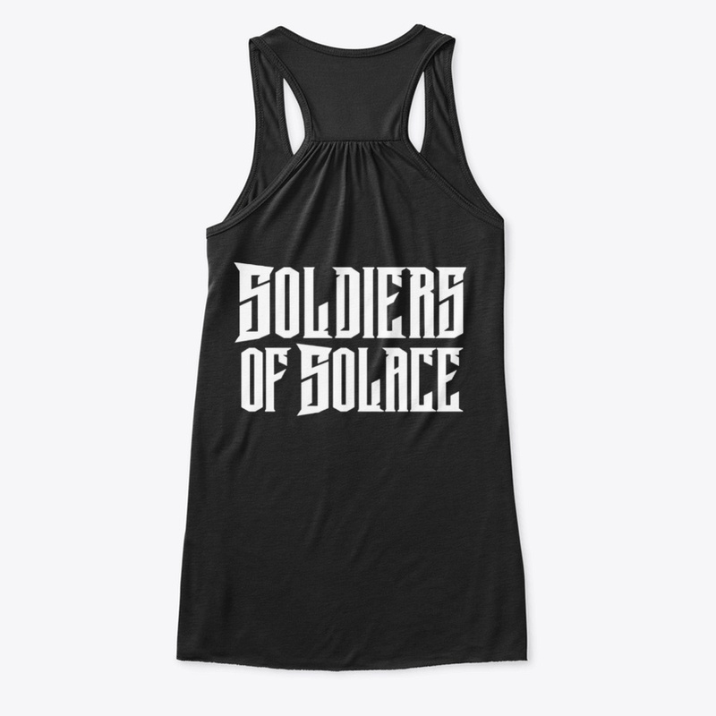 Girls Flowy Tank w/ Red & Black SOS Logo