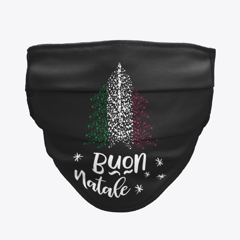 Merry Christmas with  Italian  flag