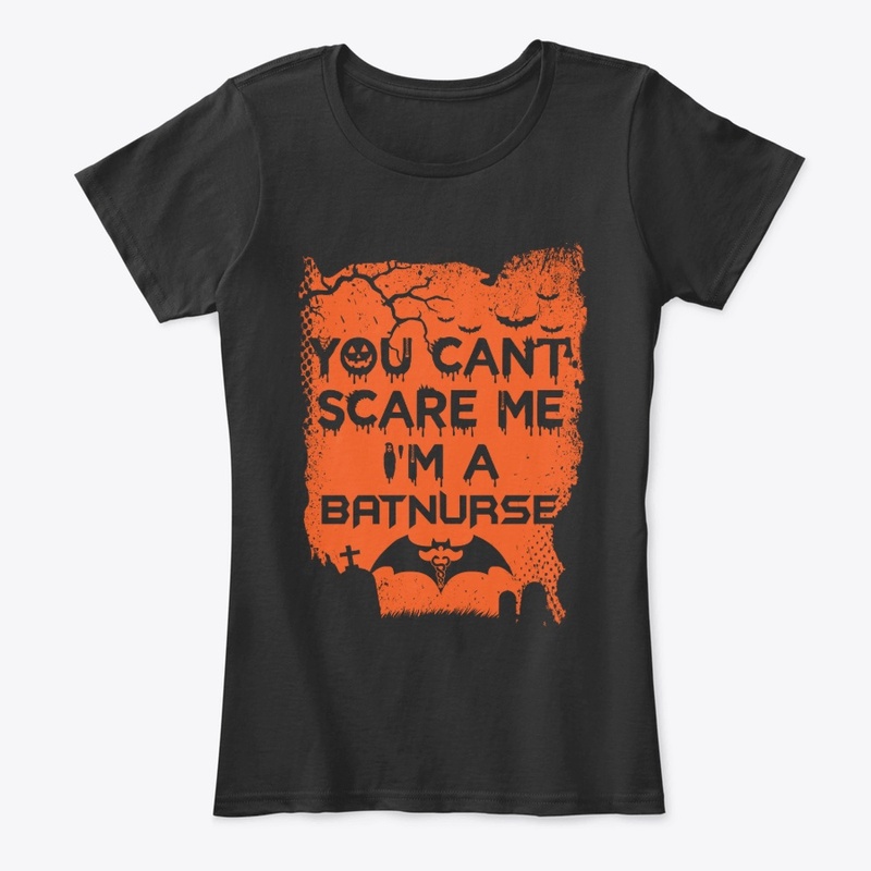You Cant Scare Me Im A Batnurse slim fit