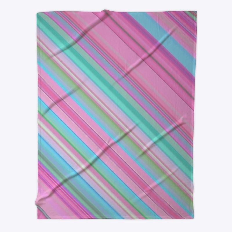 Stripped Pink Blanket