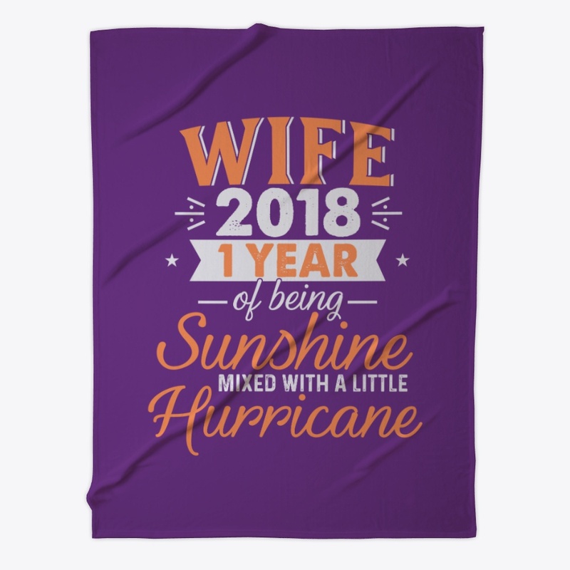 Wife Since 2018, 1 Year Wedding Gift