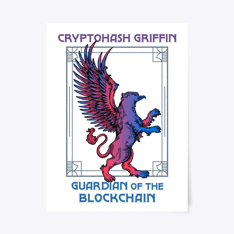 Cryptohash Griffin Heraldry (white)
