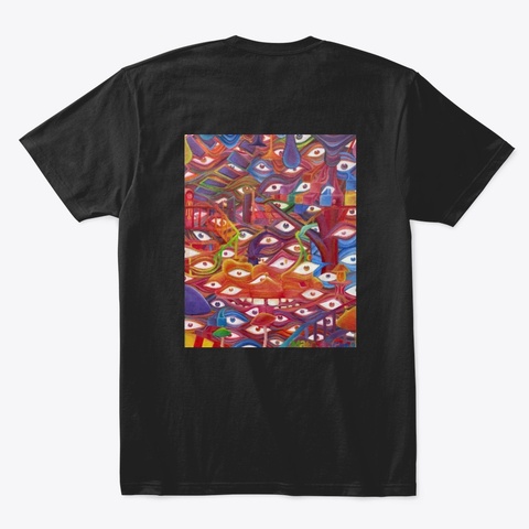 The Living Room Tee Black áo T-Shirt Back